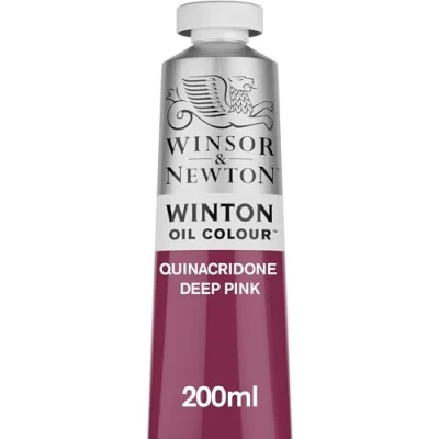 Imagen de Winsor &amp; Newton Winton Tubo de Pintura al Óleo, 200 ML, Rosa (Rosa quinacridona oscuro)