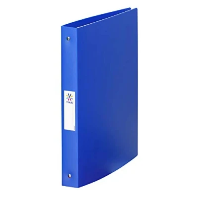 Imagen de Viquel Carpeta flexible A4 Maxi con etiqueta en el Lomo 4 anillas de 3,5 cm Para documentos Azul