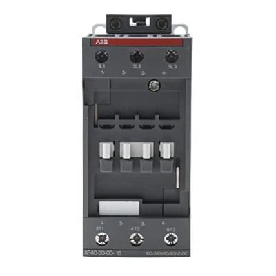 Imagen de Abb entrelec af40 Contactor tripolar 30 00 13 3 polos 100 250v corriente alterna/corriente co