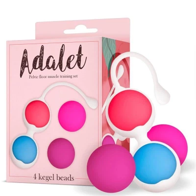 Imagen de Vibrador Kit 4 bolas kegel silicona y de