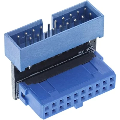 Imagen de InLine 33448O Adaptador Interno USB 3.0 Macho a Hembra en ángulo