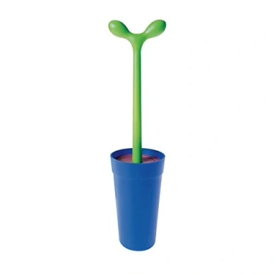 Imagen de Alessi Merdolino Escobilla de baño resina termoplástica, color azul