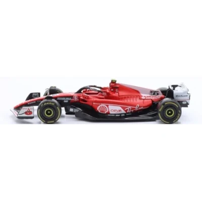 Imagen de Ferrari SF 23 GP Las Vegas Carlos Sainz Nr 55 Temporada 2023 Fórmula 1 F1 escala 1/43 Modelo Auto DieCast BBurago 36836