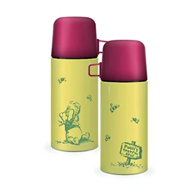 Imagen de Half Moon Bay Termo metal Dinsey (350 ml) Winnie The Pooh Botella térmica Disney Licencia oficial, FLASKDC01