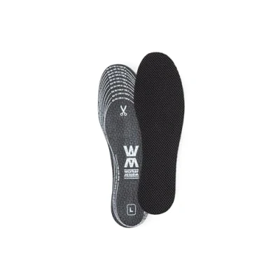 Imagen de Super Active Plantillas Zapatos para Calzado de Trabajo y Seguridad con Filtro Carbón Absorción Olores, 3 Capas Recortables a Medida, Todas las Tallas Hechas en Europa