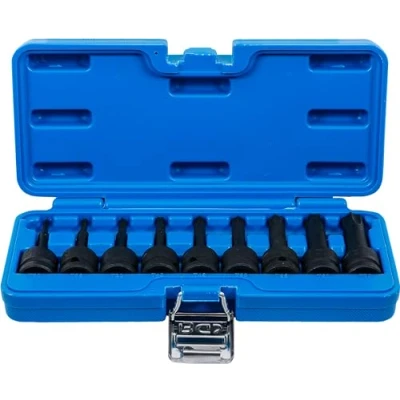 Imagen de BGS 5480 Juego de puntas vaso impacto entrada 12,5 mm (1/2&quot;) perfil en T (para Torx) T20 T70 9 piezas