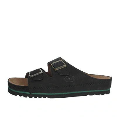 Imagen de Scholl Air Bag Nublined U, Sandal Unisex adulto, Negro, 40 EU