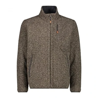 Imagen de CMP Chaqueta de punto Tech para hombre, B. Blue Mel., 54