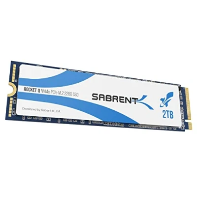 Imagen de SABRENT SSD 2TB, M.2 NVMe 2TB PCIe 2280, Velocidades internas de hasta 3200 MB/s, Rendimiento Extremo, Distribuidor Autorizado 5 años garantía (SB RKTQ 2TB)