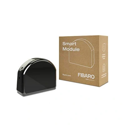 Imagen de FIBARO FGS 214 Single Smart Module/Z Wave Plus Switch para un Dispositivo, Negro