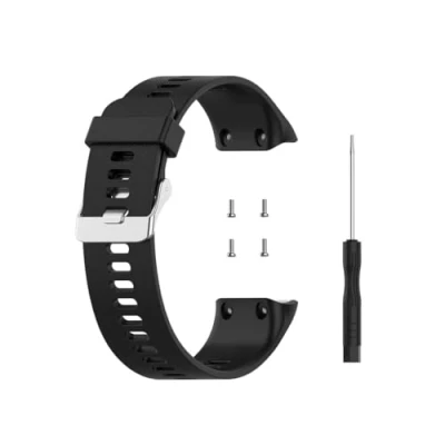 Imagen de Waekethy Correa para Garmin Forerunner 35/Approach S10, Ajustable Silicona Suave Reloj Deporte Smartwatch Reemplazo Pulsera Compatible con S10 (negro)