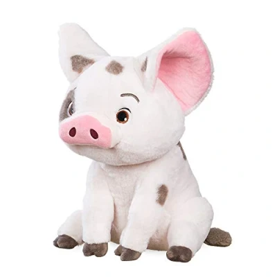 Imagen de Disney Store: Peluche de Pua, Vaiana, 30 cm, confeccionado en un Tejido con Detalles Bordados, Juguete Adecuado para Todas Las Edades