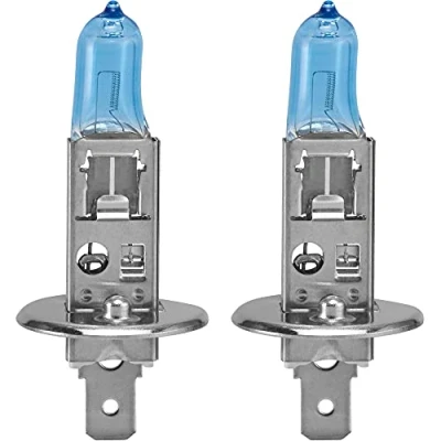 Imagen de Unitec 77775 Xenon BlueSilver Bombillas H1 para faros delanteros (12 V, 55 W, 2 unidades)