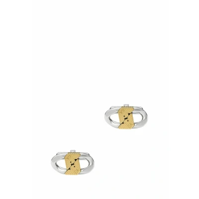 Imagen de Emporio Armani Gemelos para hombre de Acero inoxidable bicolor EGS3184040, talla única, inoxidable, No es una piedra preciosa