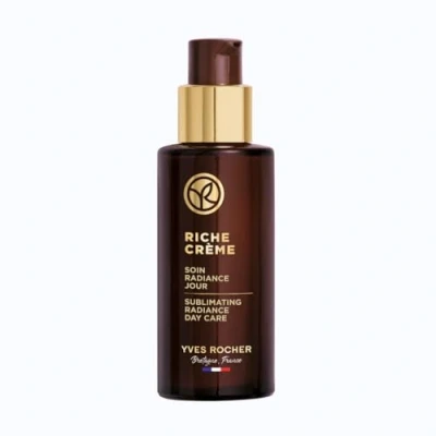Imagen de Yves Rocher RICHE CRÈME Cuidado Iluminador de Día Crema Anti Aging Regeneradora con Aceite 1000 Rosas para una Regeneración Celular Intensa 50 ml