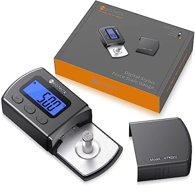 Imagen de Neoteck Digital Turntable Stylus Fuerza Escala Gauge 0,01 G LCD retroiluminado en Azul para Tonearm Audio láser