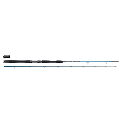 Imagen de Savage Gear Caña de Pescar con señuelo, SGS2 curricán para Peces Depredadores, lucioperca lucioperca,2.44m Acción Parabólica, Robusta, Negra, Unisex