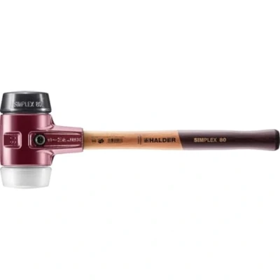 Imagen de Schonhammer Simplex Martillo con cabeza de goma y plástico (80 mm)