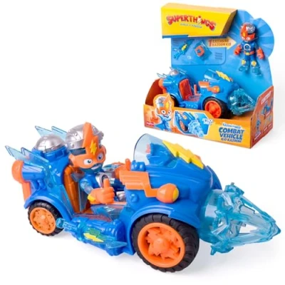 Imagen de SUPERTHINGS Kazoom POWER Combat Vehicle Kid Kazoom. Vehículo de combate la serie TV Clan “Kazoom Power.Contiene 1 Vehicle, exclusivo, arma y accesorio