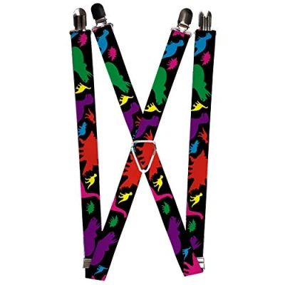 Imagen de Buckle Down Tirantes Dinosaurios Suspensores, Multicolor, Taille Unique para Hombre