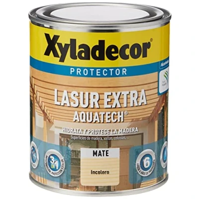 Imagen de XYLADECOR LASUR Extra Mate AQUATECH INCOLORO 750 ML