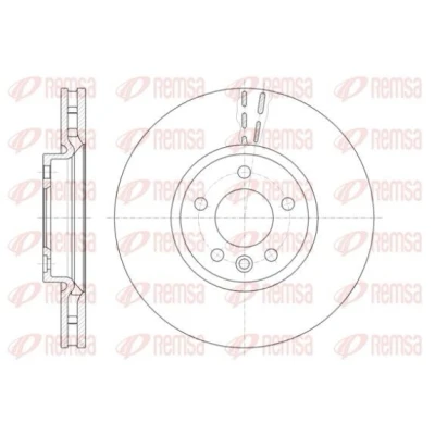 Imagen de REMSA 61420.10 Disco de freno Eje delantero 339,8, 339,8 32,2 5 ventilado VOLKSWAGEN: Transporter Bus, Multivan (7HM,