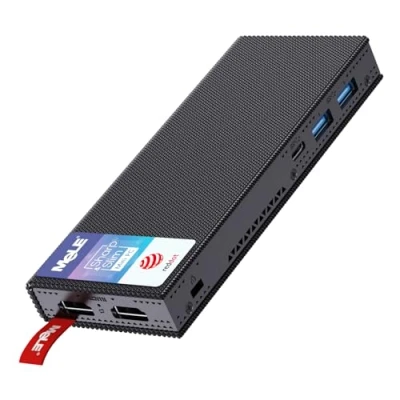Imagen de MeLE PCG02 Pro Fanless Mini PC Stick Alder Lake N100(hasta 3.4GHz) Windows 11 Micro 8GB 256GB Ordenadores Pequeños de Sobremesa con WiFi 2.4G/5G, Doble Pantalla HDMI 4K, VESA para Oficina