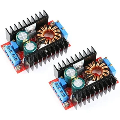 Imagen de 2 uds DC 9 35V a 1 80W Step Up Down Buck Boost Converter módulo de Fuente alimentación