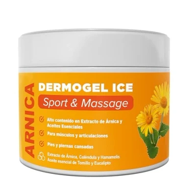 Imagen de QKnatur GEL CREMA ARNICA MONTANA Para músculos y de articulaciones Alto contenido en extracto Árnica, Caléndula, Hamamelis Masaje (500 ml)