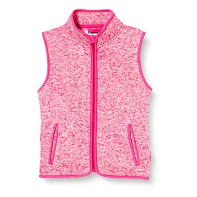 Imagen de Playshoes Knitted Fleece Vest with Contrasting Seams Chaleco, Pink, 128 Unisex niños