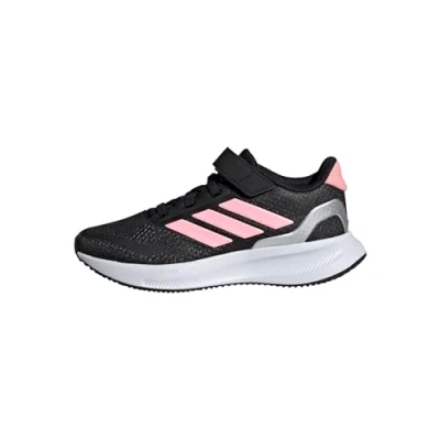 Imagen de adidas Performance Runfalcon 5 Zapatillas running asfalto core black pink spark silver metallic para niños, Talla: 34 Zapatos