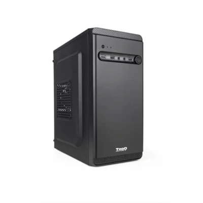 Imagen de TOOQ Caja Minitorre Micro ATX Negra Negro