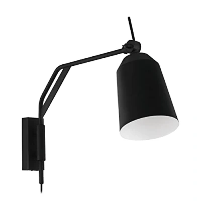 Imagen de EGLO Loreto aplique en negro, móvil