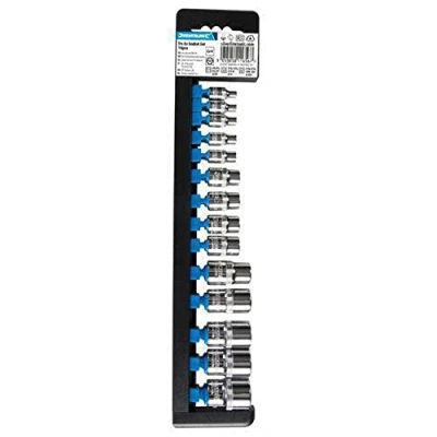 Imagen de Silverline Tools 675072 llaves de vaso Trx hembra, 14 pzas E4 XNZ, E24