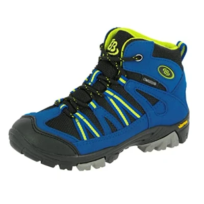 Imagen de Brütting Ohio, Zapatos de High Rise Senderismo, Azul (Blau/Schwarz/Lemon Blau/Schwarz/Lemon), 33 EU