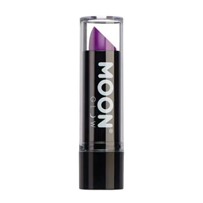 Imagen de Moon Glow Barra de labios neón UV color brillante Brilla bajo los rayos Morado intenso 1 Unidad (Paquete 1)