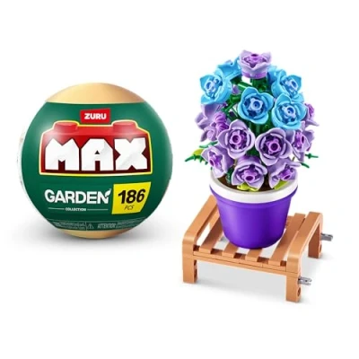 Imagen de MAX Premium Garden Pot Plants Building Bricks Collection (up to 233 Pieces, 6 Collect). (Campanula, 1 Capsule)