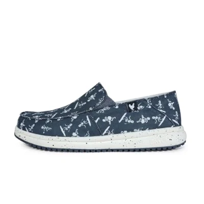 Imagen de WALK IN PITAS Bones Mocasines de Hombre Naúticos Casual Zapatillas Verano Zapatos Casuales y Cómodos para Marino Blanco 43
