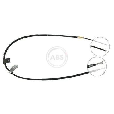 Imagen de A.B.S. K19748 Cable de Freno Mano 1710 Tambor para dirección izquierda/derecha