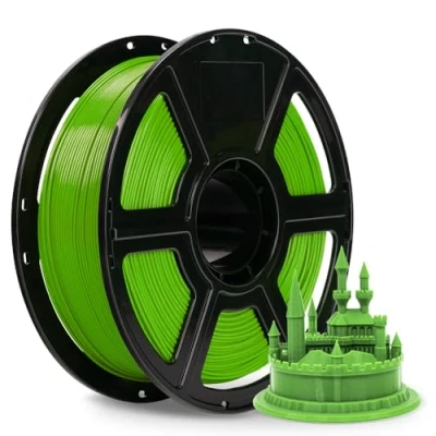 Imagen de FLASHFORGE ABS PRO Filamento para impresora 3D, Filamentos duros y resistentes al calor, Carrete de 1kg(2.2lbs), Precisión dimensional +/ 0.02 mm, Consumibles fuertes duraderos (Verde)