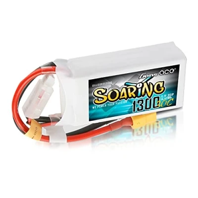 Imagen de Gens Ace Batería Lipo 3s 1300mAh 11.1V 30C Corta con XT60 para RC Heli Airplane Quadcopter Coche Barco Camión Helicóptero Multimotor DIY Hobby