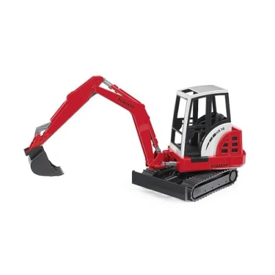 Imagen de bruder 02432 Miniexcavadora Schaeff HR16 1:16 Obra, Vehículo de construcción, Excavadora cuchara, Trabajador, bworld, Máquina Juguete