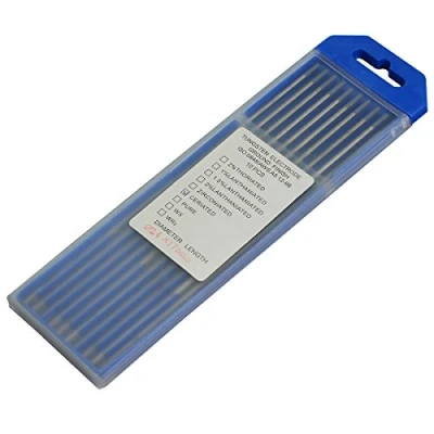 Imagen de RIVERWELD Electrodo de tungsteno para soldadura TIG gris WC20 2% ceriado 2,4 mm x 175 paquete 10