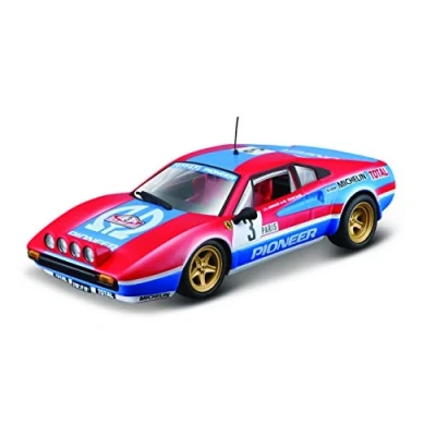 Imagen de Bburago Ferrari 308GTB &#039;82: Coche en Escala 1:43, Serie Racing, Caja de Regalo, 12 cm, Rojo #3 (18 36304)