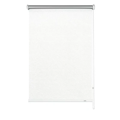 Imagen de GARDINIA Estor enrollable lateral para ventana, con forro térmico, Montaje taladro, Protección contra el calor, Oscurecimiento, Ahorro energético, Rayas blancas, 52 x 180 cm (Ancho Alto)