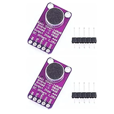 Imagen de Fasizi MAX9814 Electret MIC Módulo amplificador de micrófono con control automático ganancia para Arduino