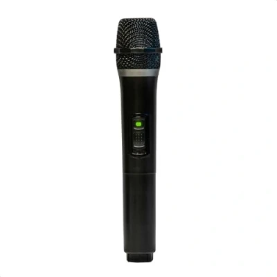 Imagen de Ibiza PORTUHF HAND Micrófono de mano negro UHF 863 MHz Funciona con pilas Inalámbrico Largo alcance Micro diadema