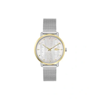 Imagen de Lacoste Reloj Analógico de Cuarzo para Mujer con Correa Malla en Acero Inoxidable