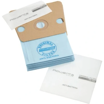 Imagen de Rowenta ZR480 6 Bolsas de Papel + 2 Microfiltros Antibacteriano para Aspiradora