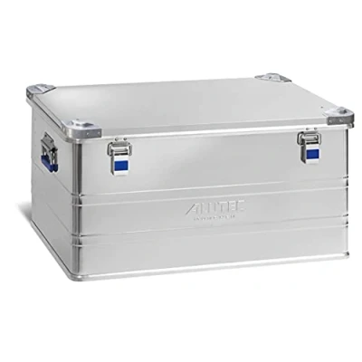 Imagen de ALUTEC INDUSTRY 157 caja de aluminio (157 L, dimensiones interiores (largo x ancho alto) 750 550 381 mm, a prueba polvo y salpicaduras, herramientas, almacenamiento, peso